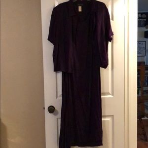Purple Dress with Jacket